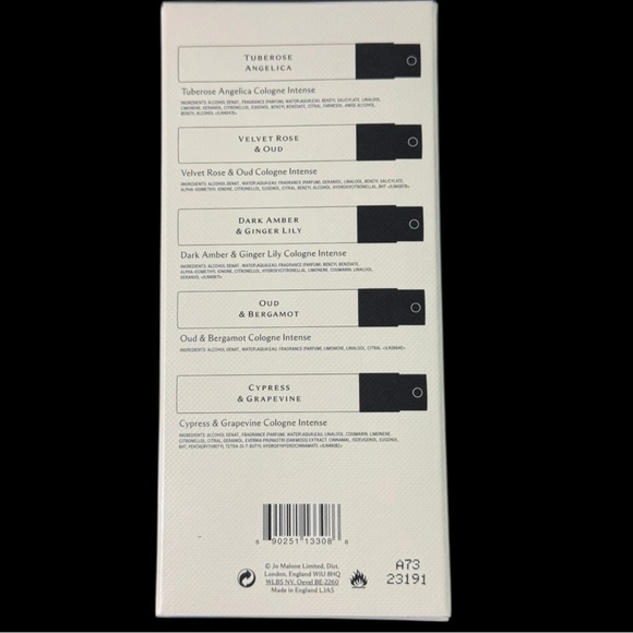 Jo Malone Cologne INTENSE Discovery Set, 1.5ml x5 Vials Assorted Collection, NIB - Picture 1 of 3